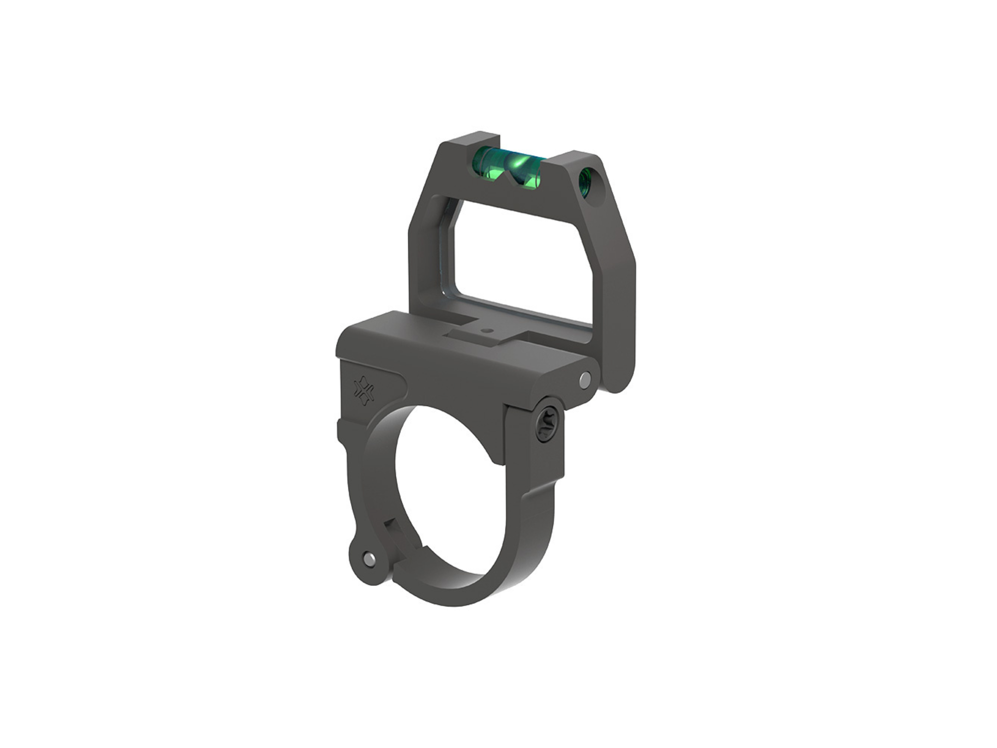 Vector Optics - Poziomica do lunety ze szkłem powiększającym X-ACCU - 30 mm - Czarny - SCTR-01