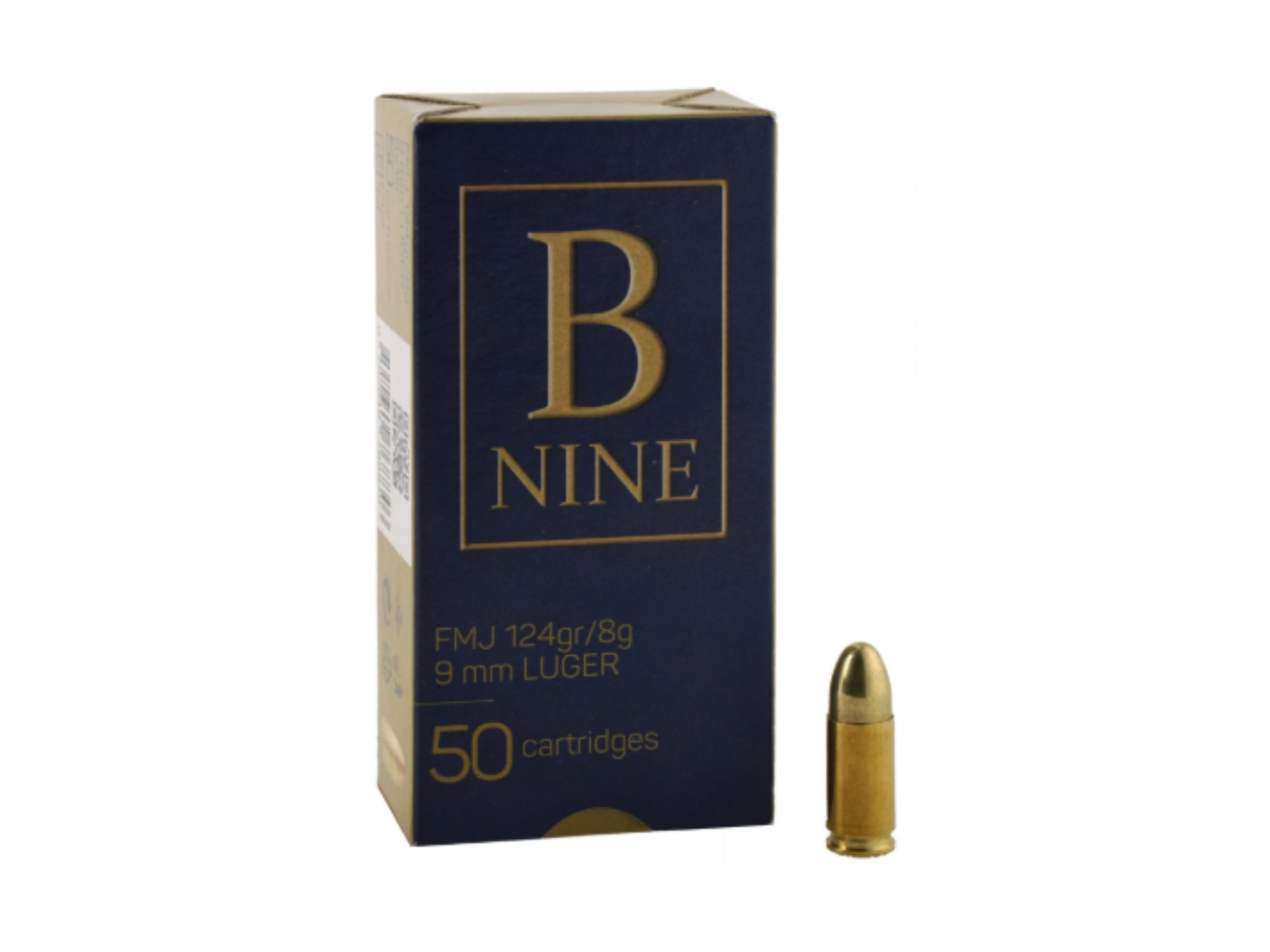 B-Nine 9x19mm FMJ 124gr