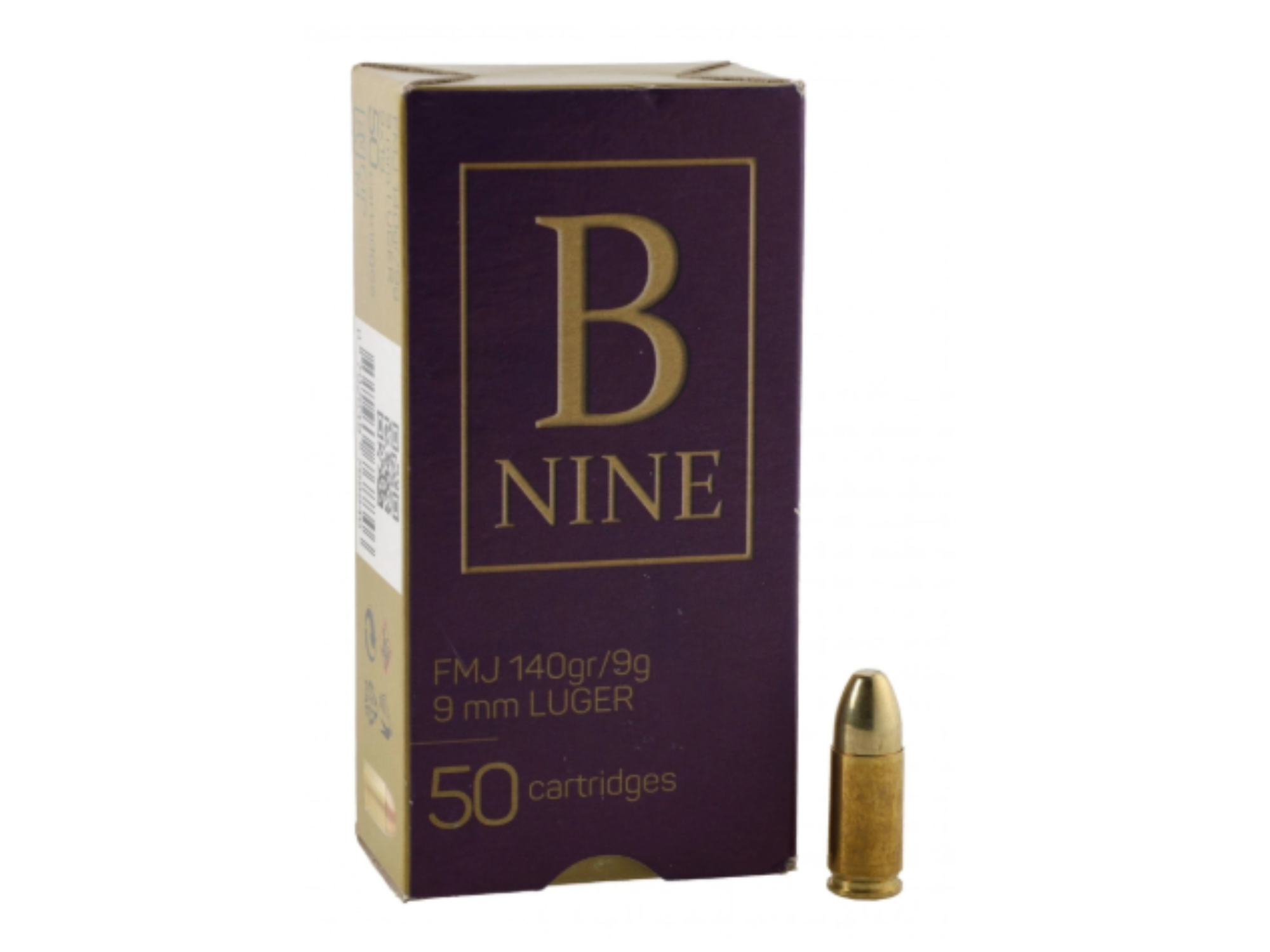 B-Nine 9x19mm FMJ 140gr