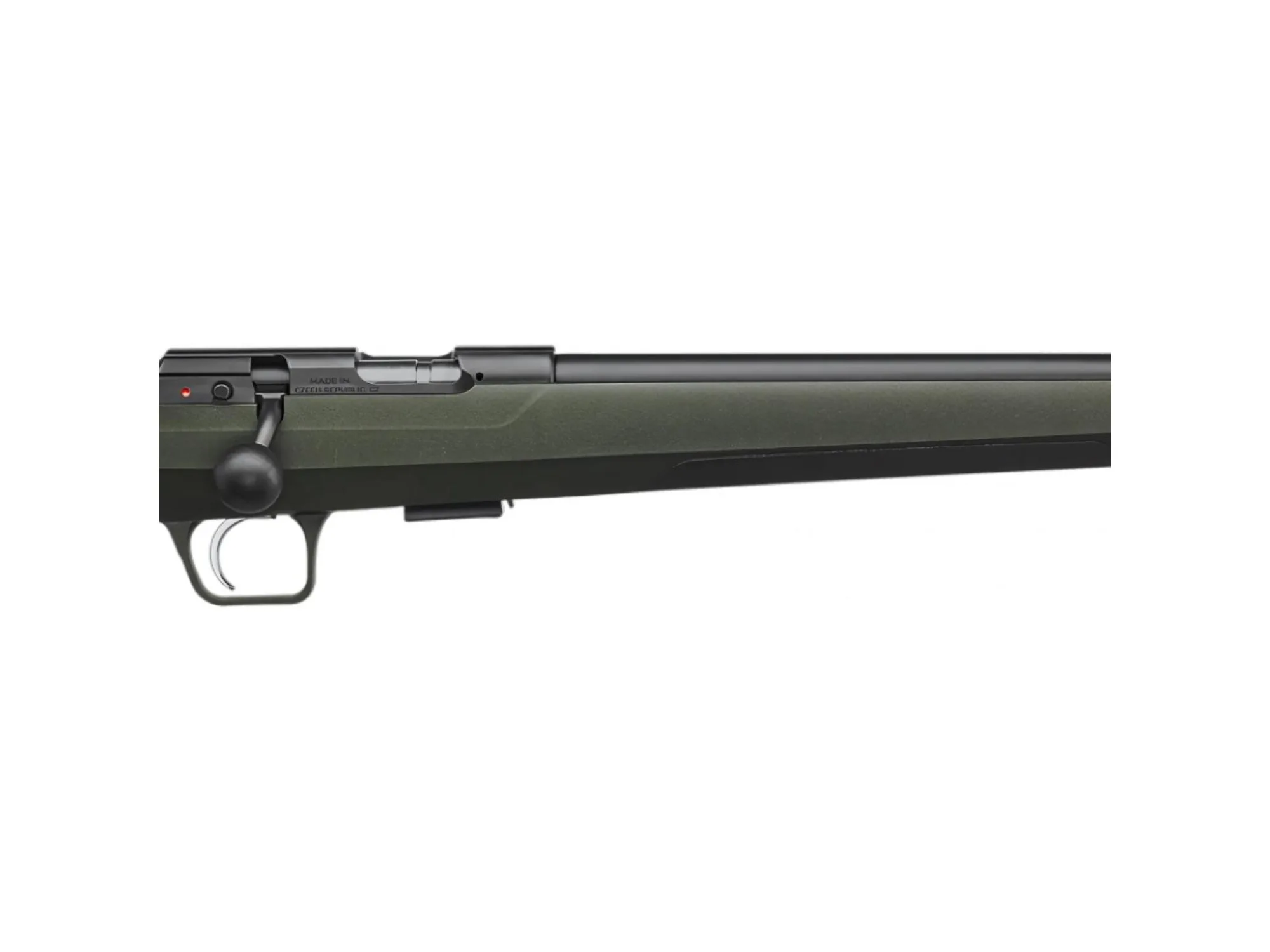 Osada karabinka CZ 457 ergo na białym tle