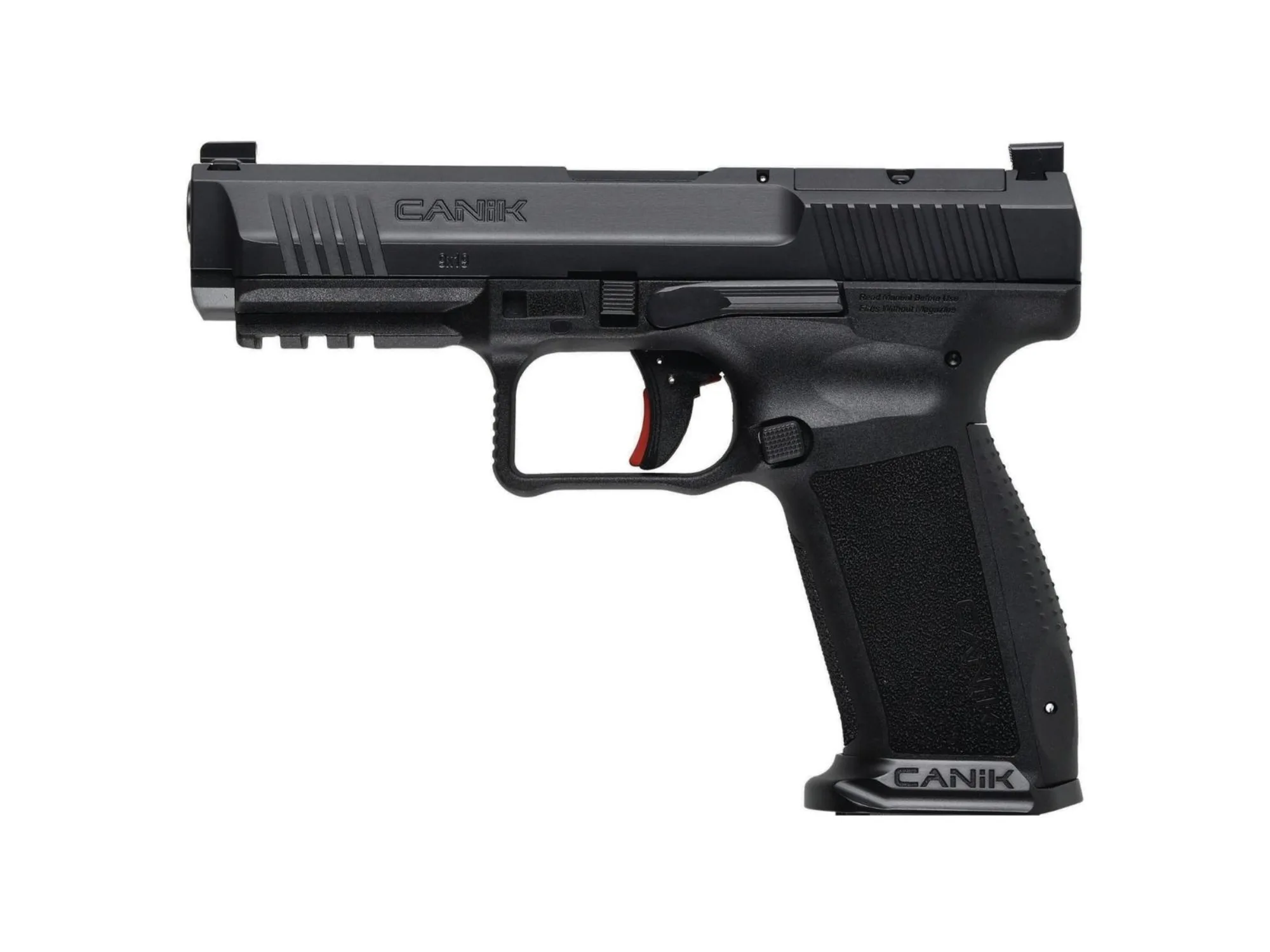 pistolet Canik SFT METE kal. 9x19mm na białym tle