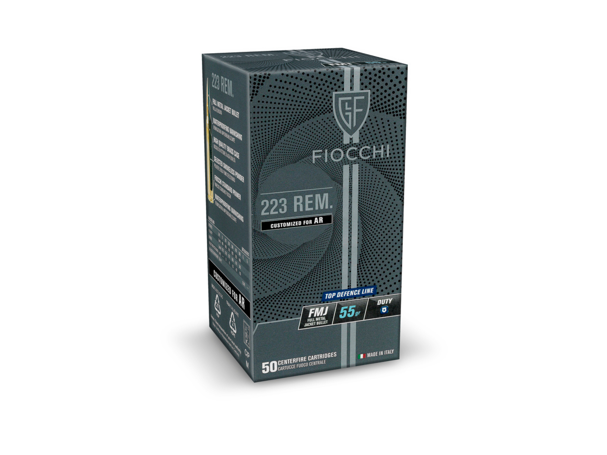 Fiocchi .223 REM L.E. FMJ 55gr