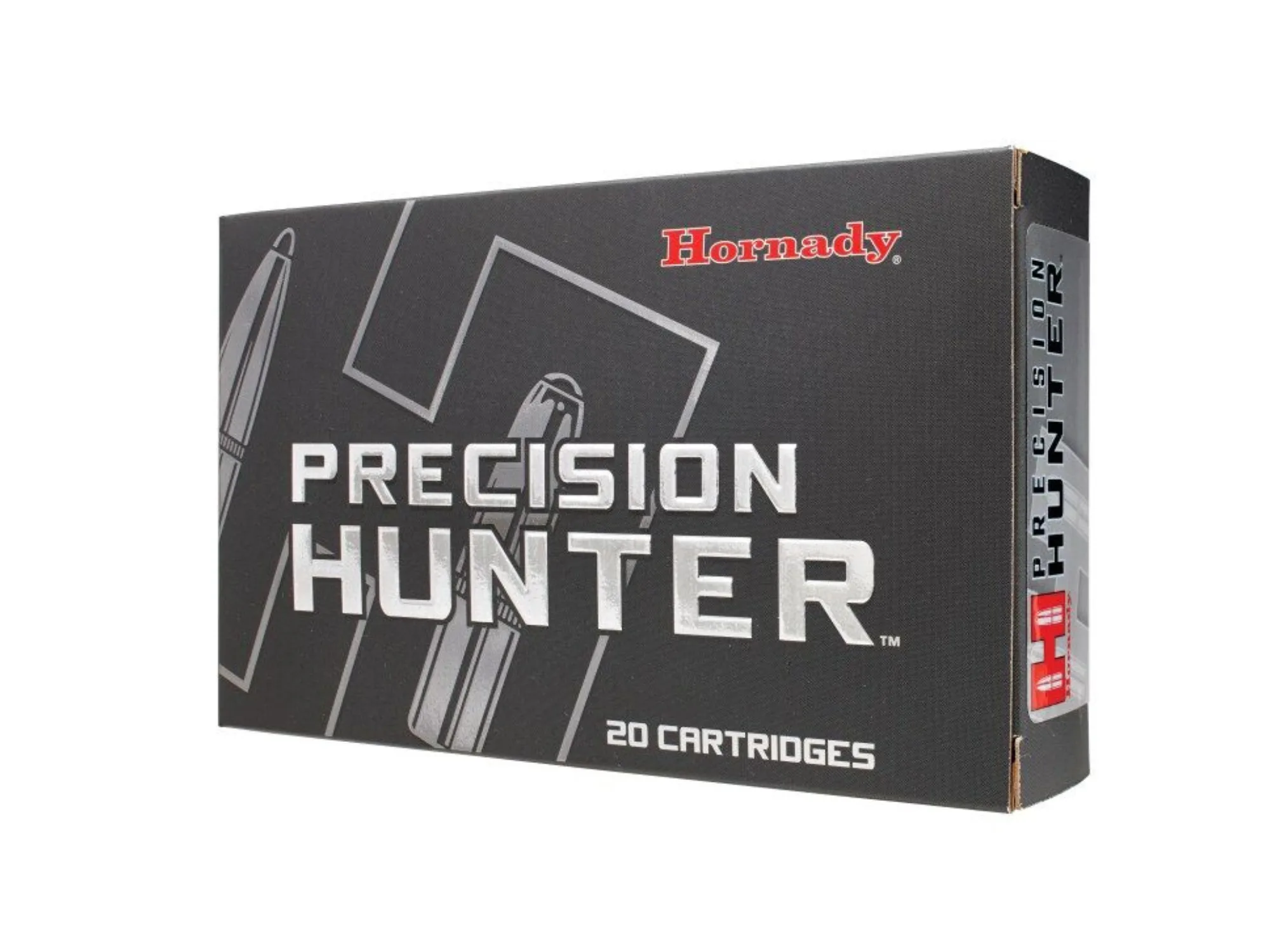 Paczka amunicji Hornady .308WIN ELD-X 178gr na białym tle