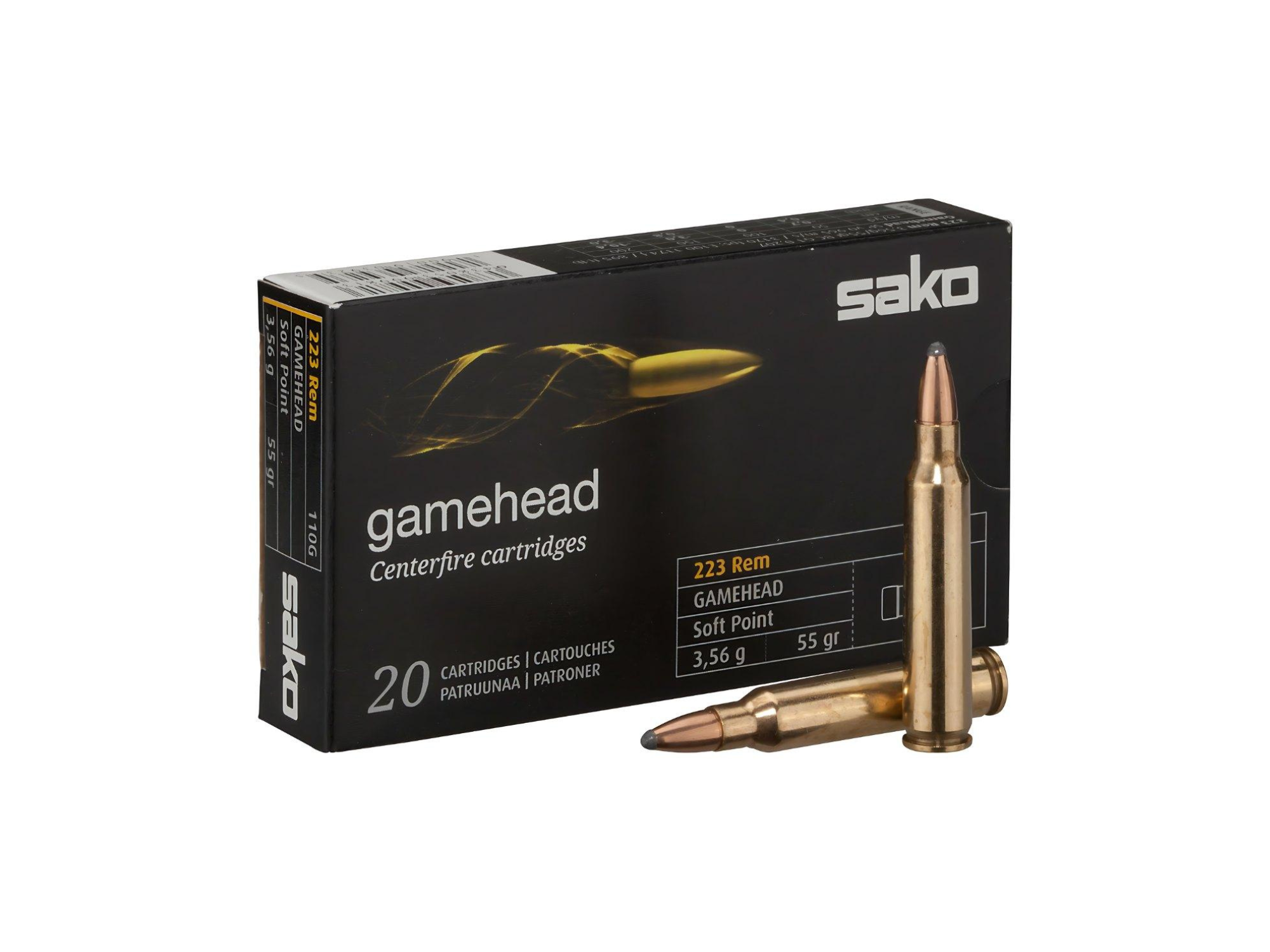 Sako .223REM Gamehead 55gr