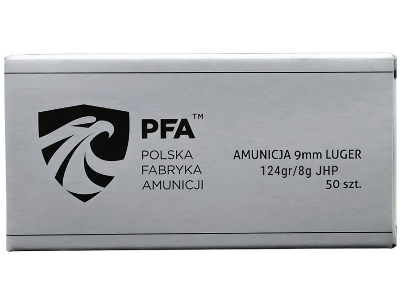 PFA 9x19mm JHP 124gr