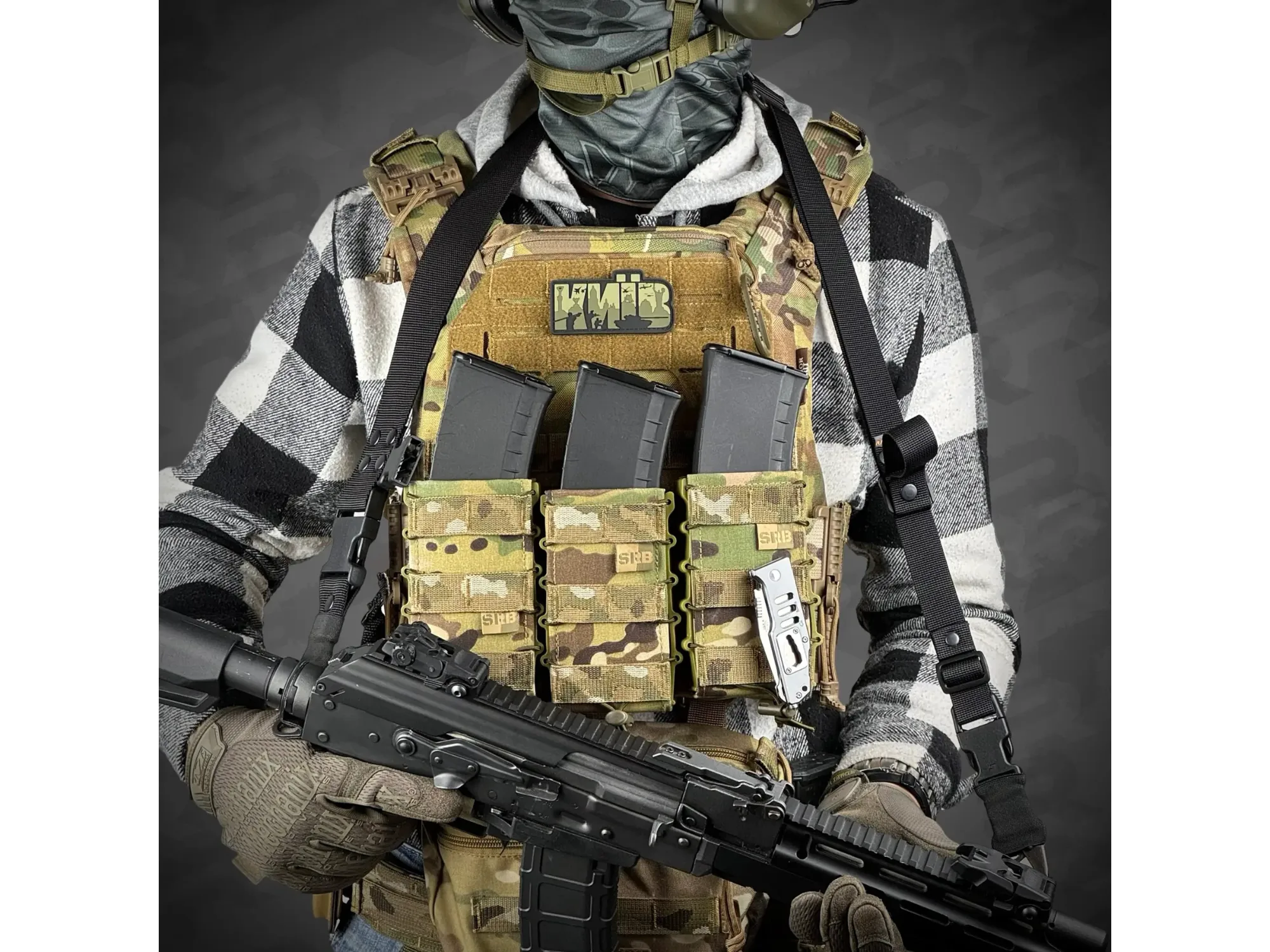 Jedno-dwupunktowy pas do AR15 RAGNAROK ODIN Carbine Gen.II Black — zdjęcie 4