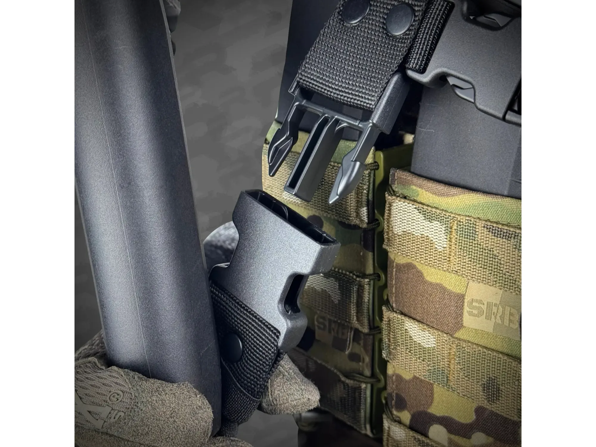 Jedno-dwupunktowy pas do AR15 RAGNAROK ODIN Carbine Gen.II Black — zdjęcie 3