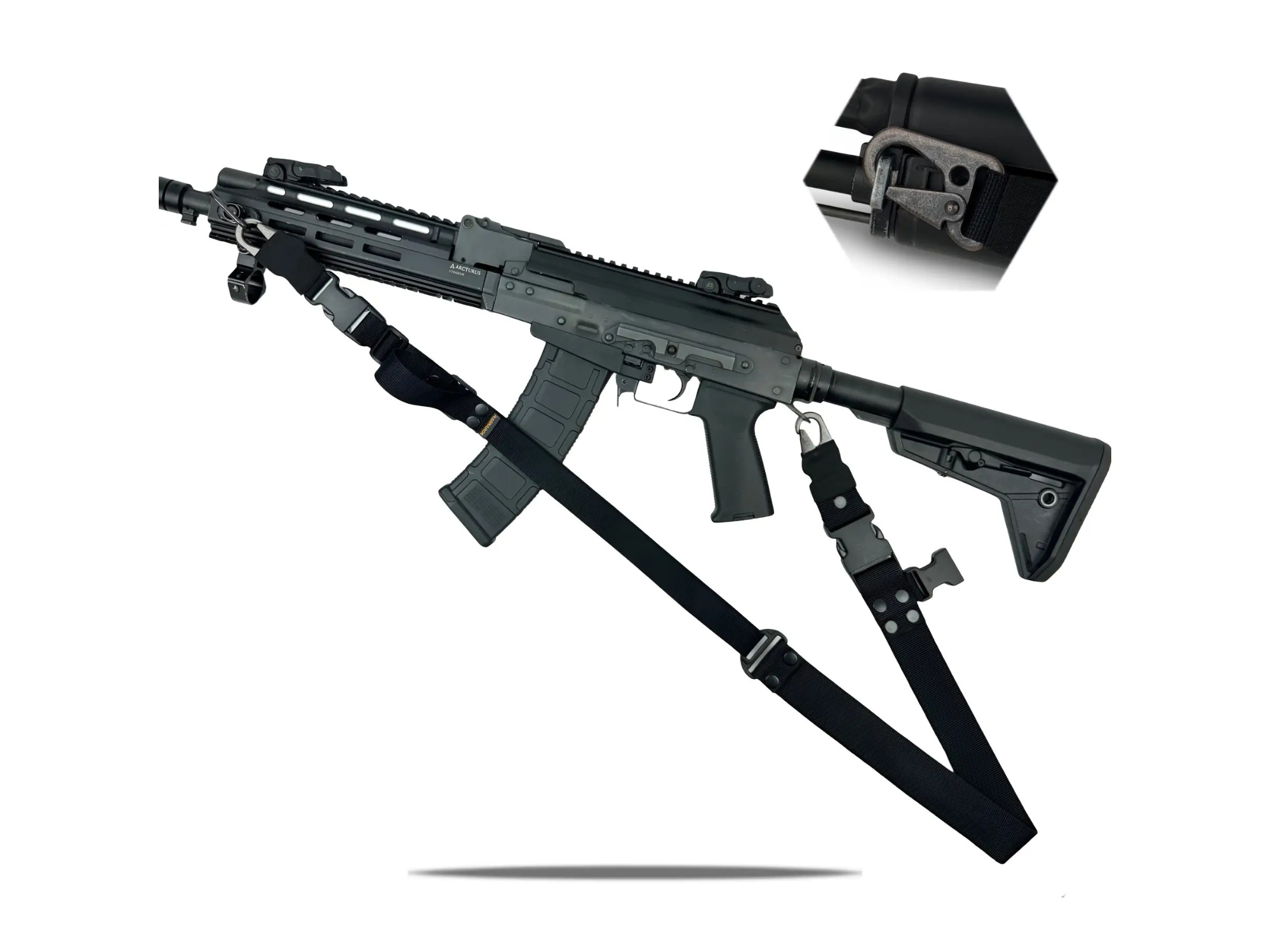 Jedno-dwupunktowy pas do AR15 RAGNAROK ODIN Carbine Gen.II Black
