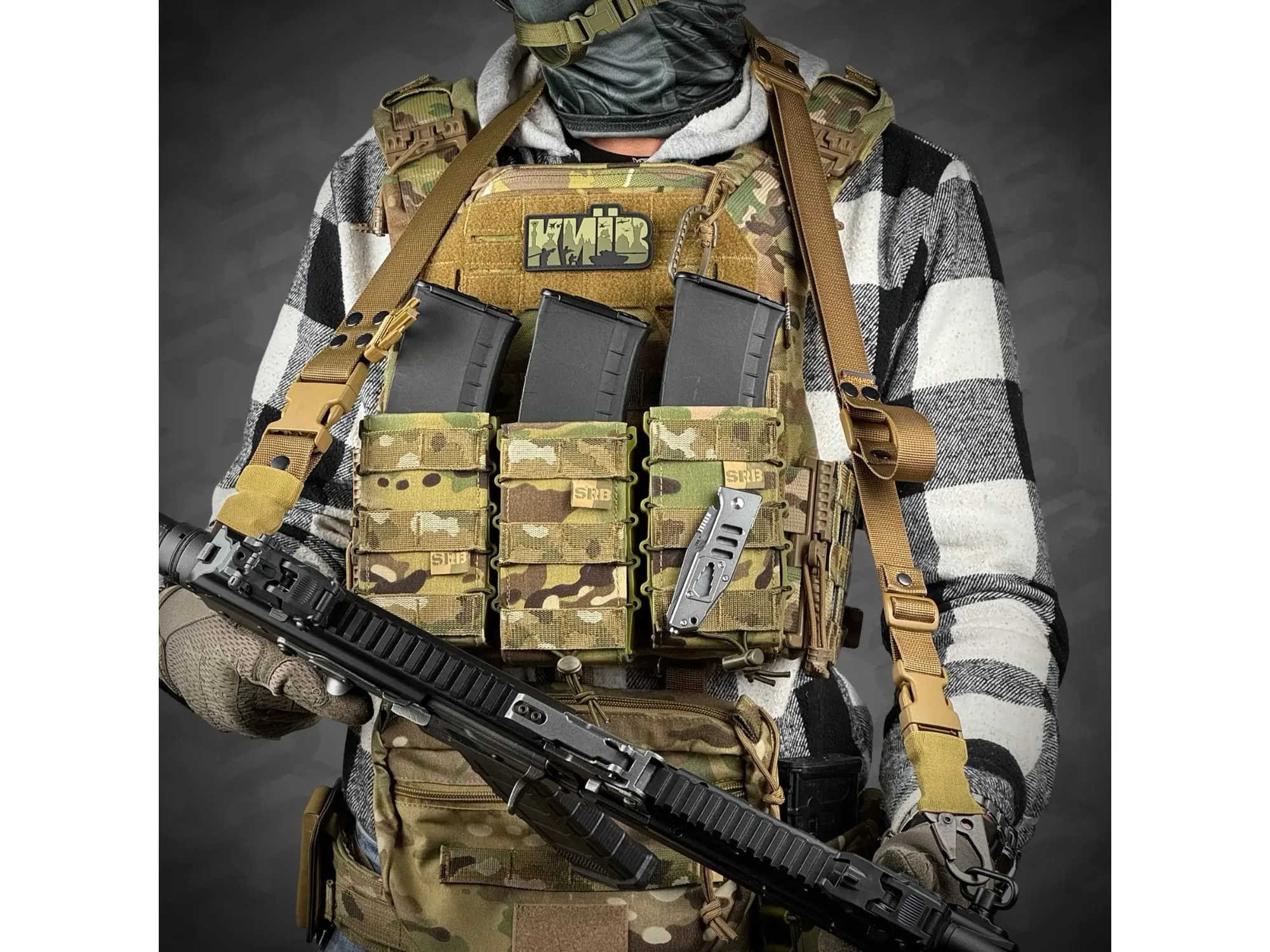 Jedno-dwupunktowy pas do AR15 RAGNAROK ODIN Carbine Gen.II Coyote — zdjęcie 4