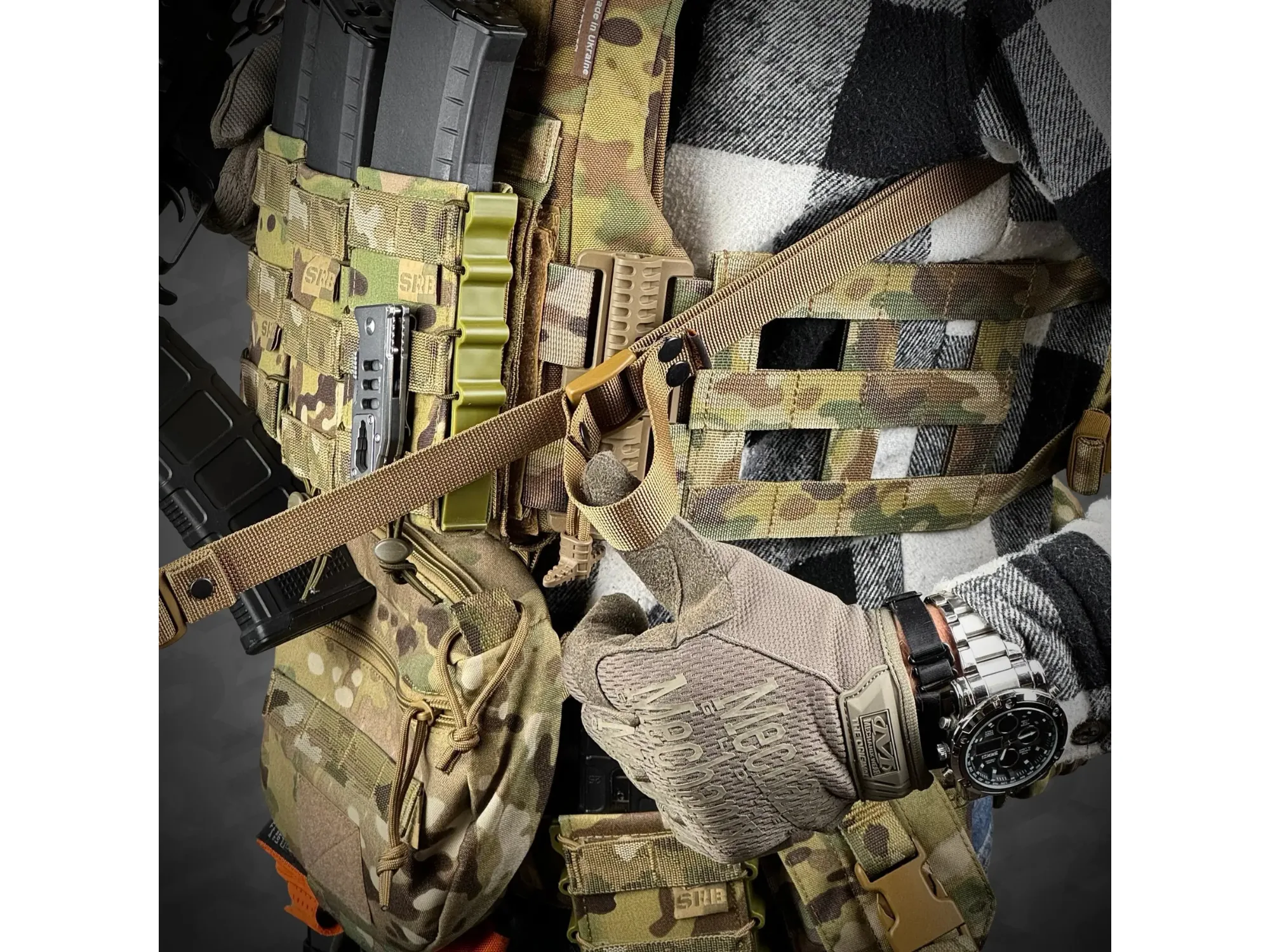 Jedno-dwupunktowy pas do AR15 RAGNAROK ODIN Carbine Gen.II Coyote — zdjęcie 6