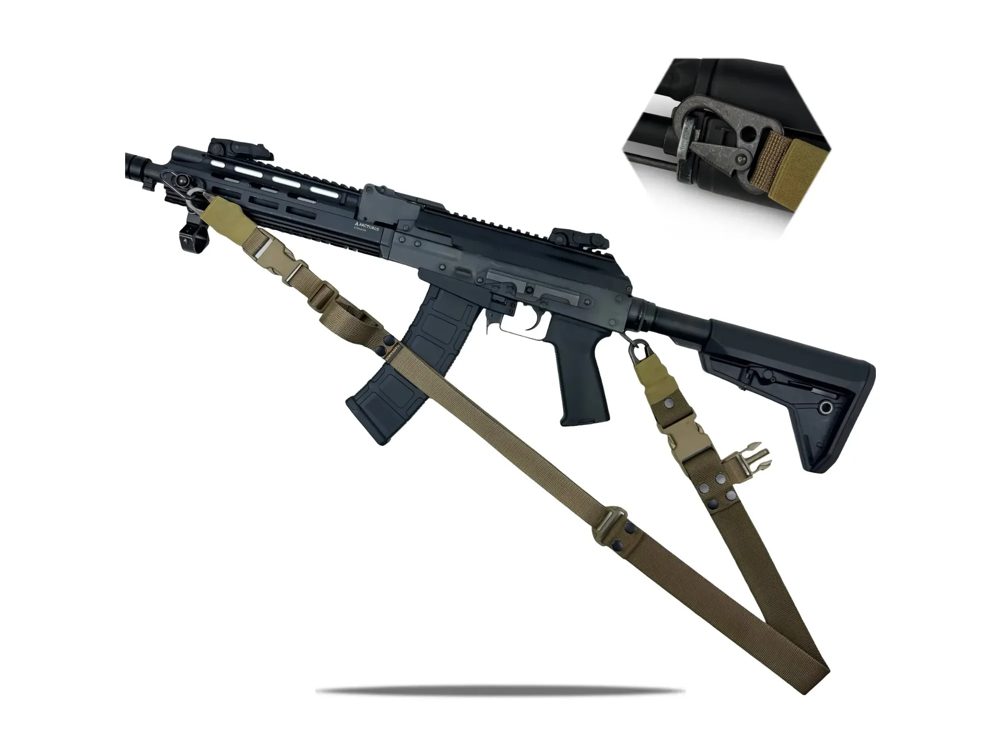 Jedno-dwupunktowy pas do AR15 RAGNAROK ODIN Carbine Gen.II Coyote