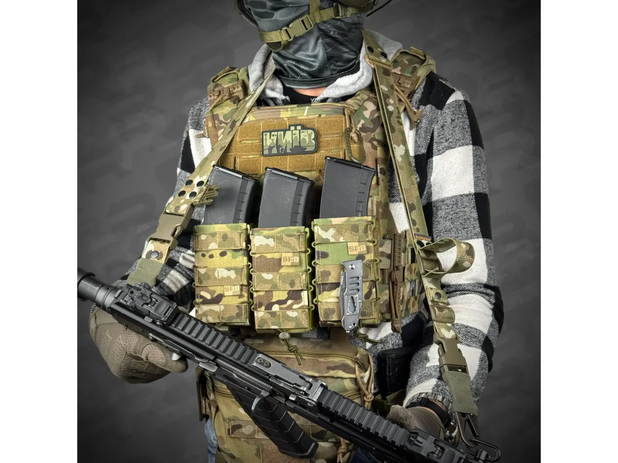 Jedno-dwupunktowy pas do AR15 RAGNAROK ODIN Carbine Gen.II Multicam — zdjęcie 4