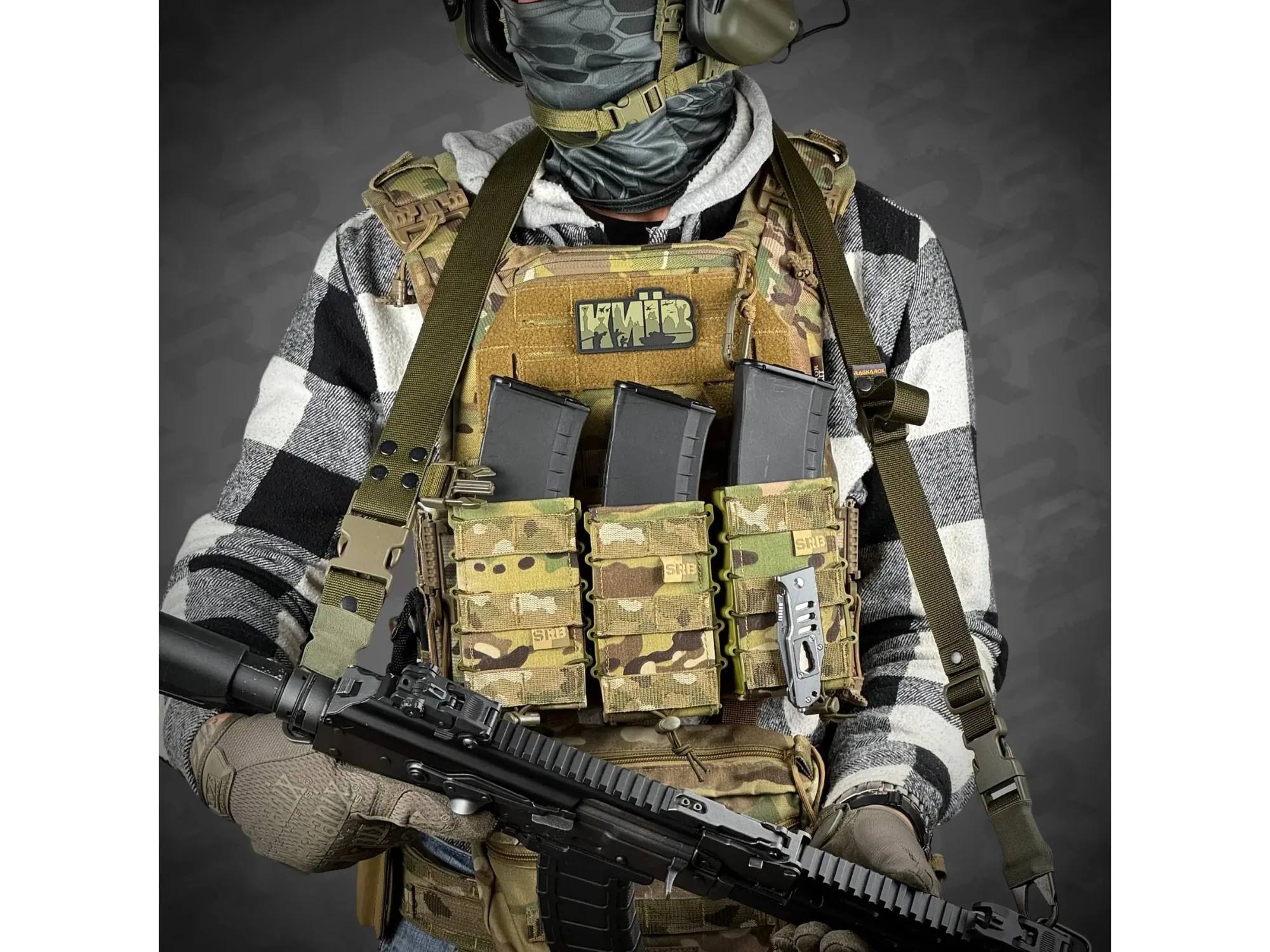 Jedno-dwupunktowy pas do AR15 RAGNAROK ODIN Carbine Gen.II Olive — zdjęcie 3