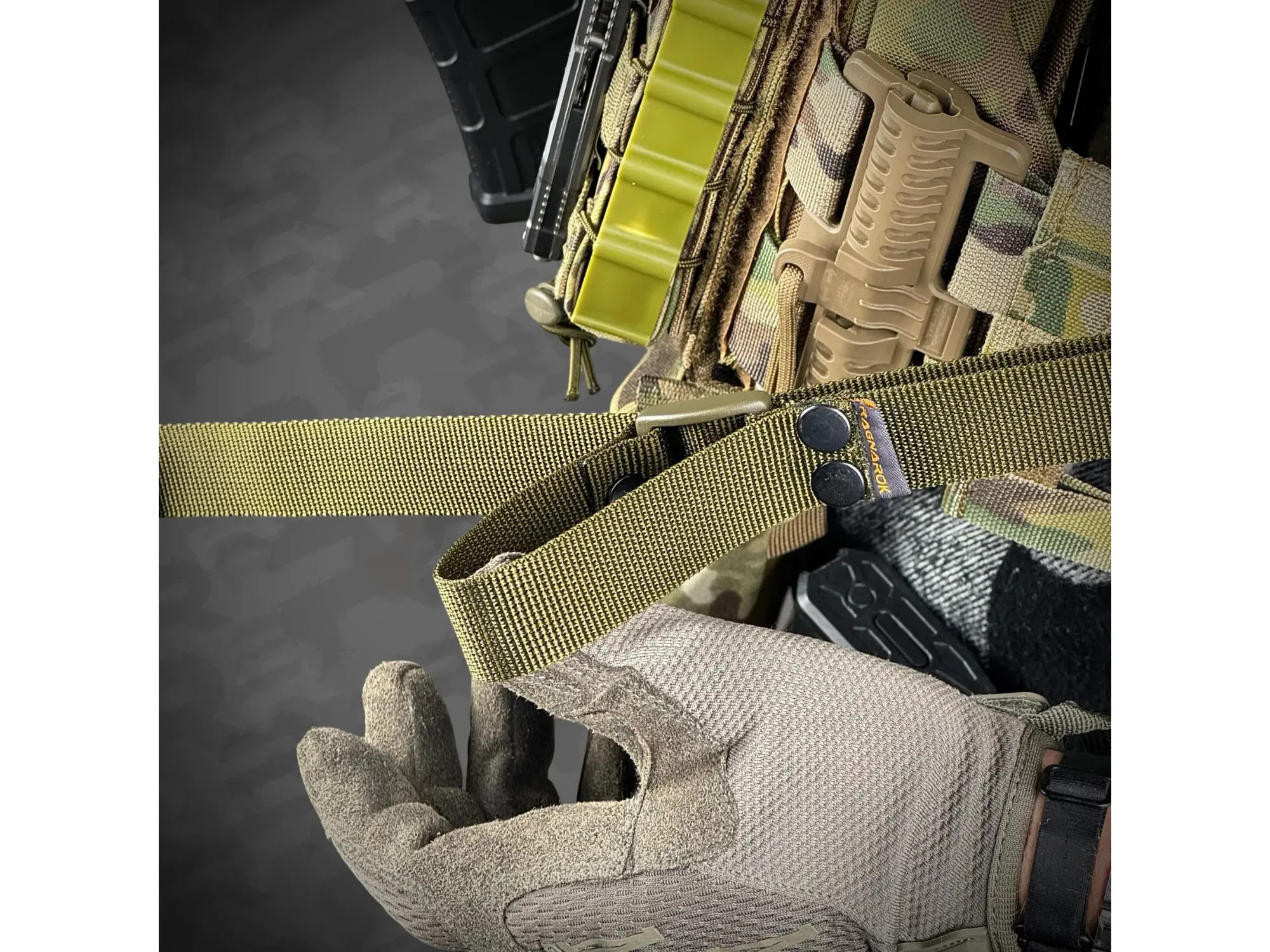 Jedno-dwupunktowy pas do AR15 RAGNAROK ODIN Carbine Gen.II Olive — zdjęcie 5