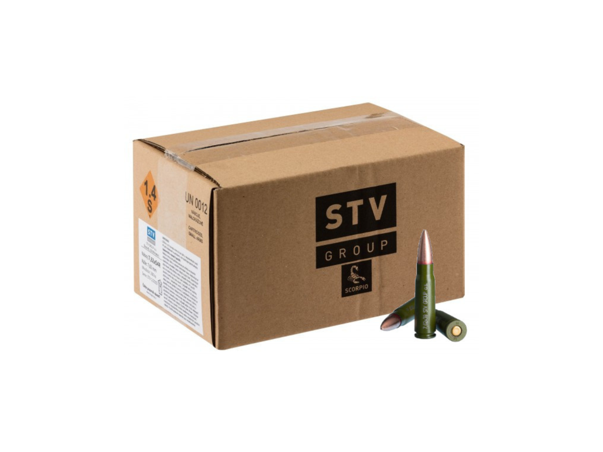 STV 7,62x39mm FMJ 124gr
