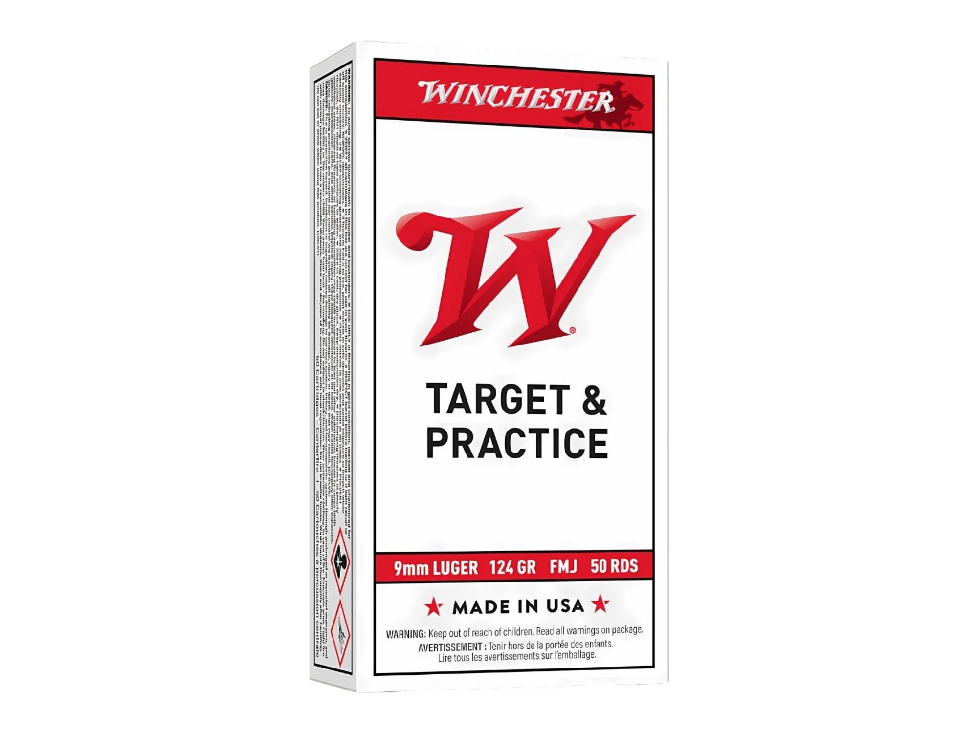 Winchester 9x19mm FMJ 124gr