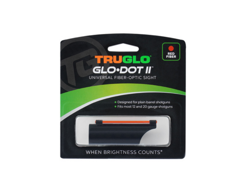 TruGlo - Muszka światłowodowa do strzelby Glo Dot II - 12/20 GA - Czerwony - TG92A