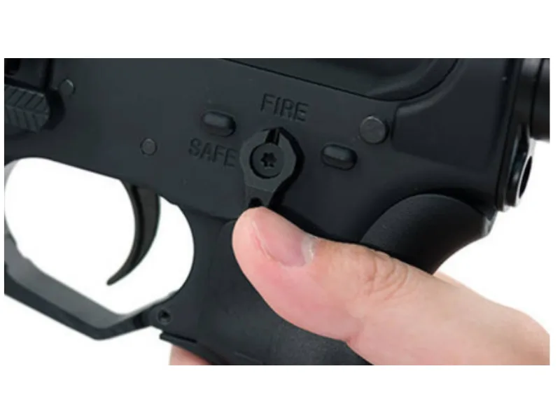dwustronny bezpiecznik do ar15