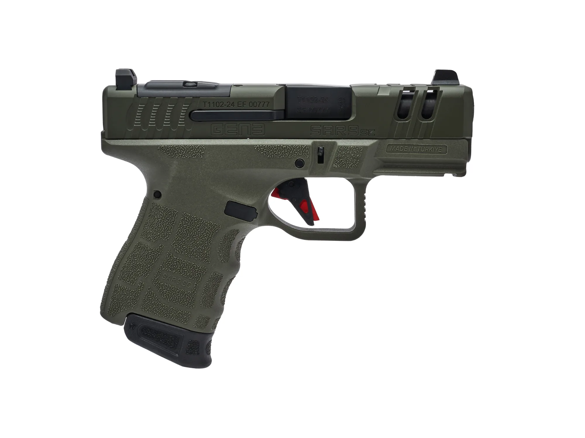 Sarsilmaz SAR9 SC Gen.3 OD Green kal. 9x19mm