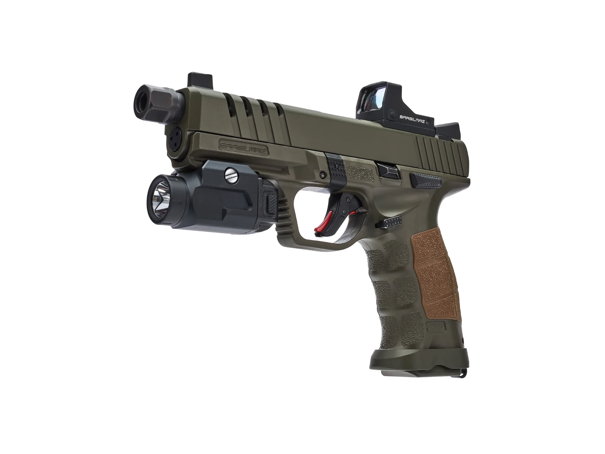 Sarsilmaz SAR9 SP Gen.3 Khaki kal. 9x19mm + kolimator + latarka!!! — zdjęcie 3