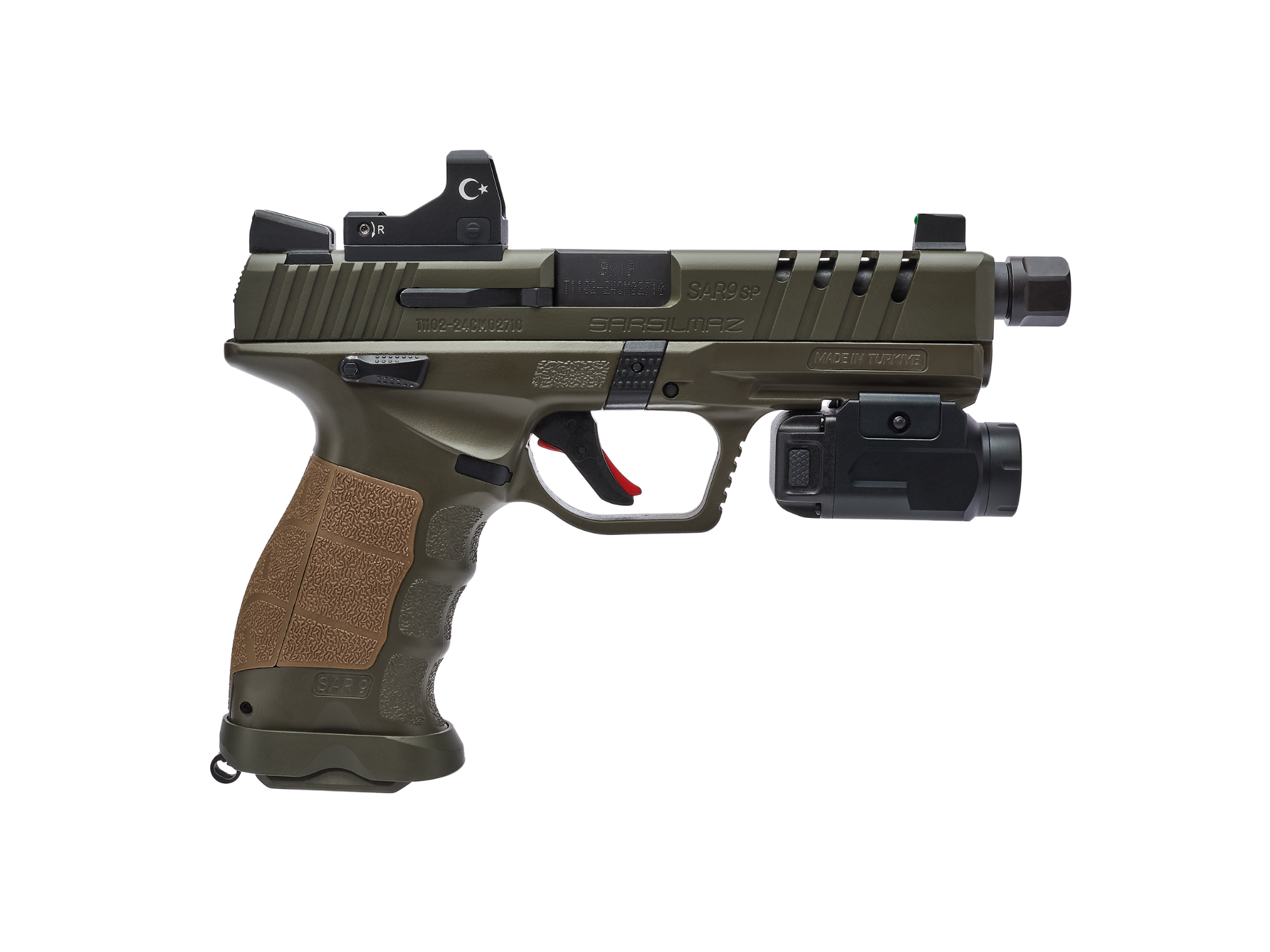 Sarsilmaz SAR9 SP Gen.3 Khaki kal. 9x19mm + kolimator + latarka!!!
