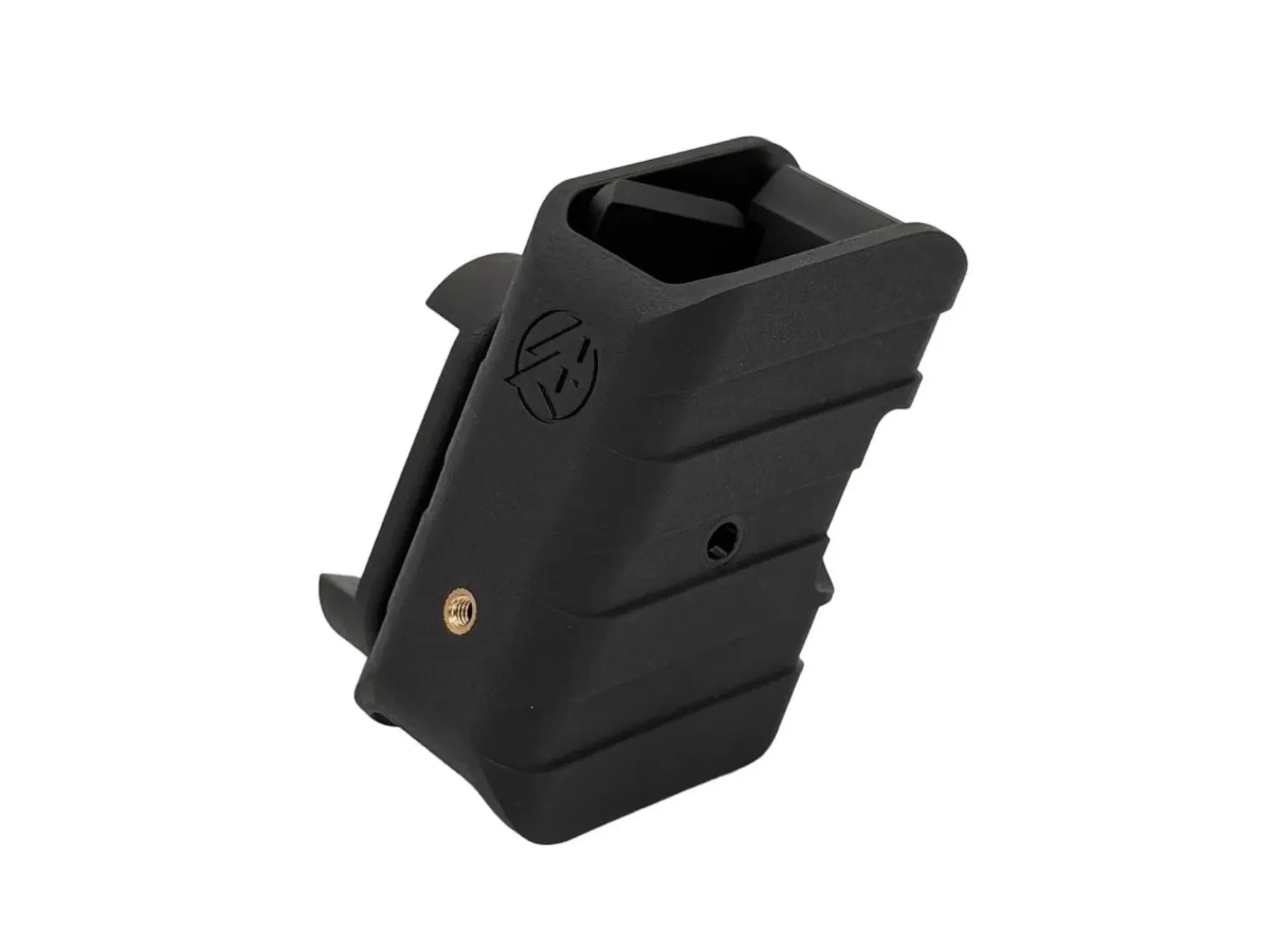 Ładownica DAA Racer Pouch GEN-2 zamontowana na pasie strzeleckim IPSC do treningu sportowego.