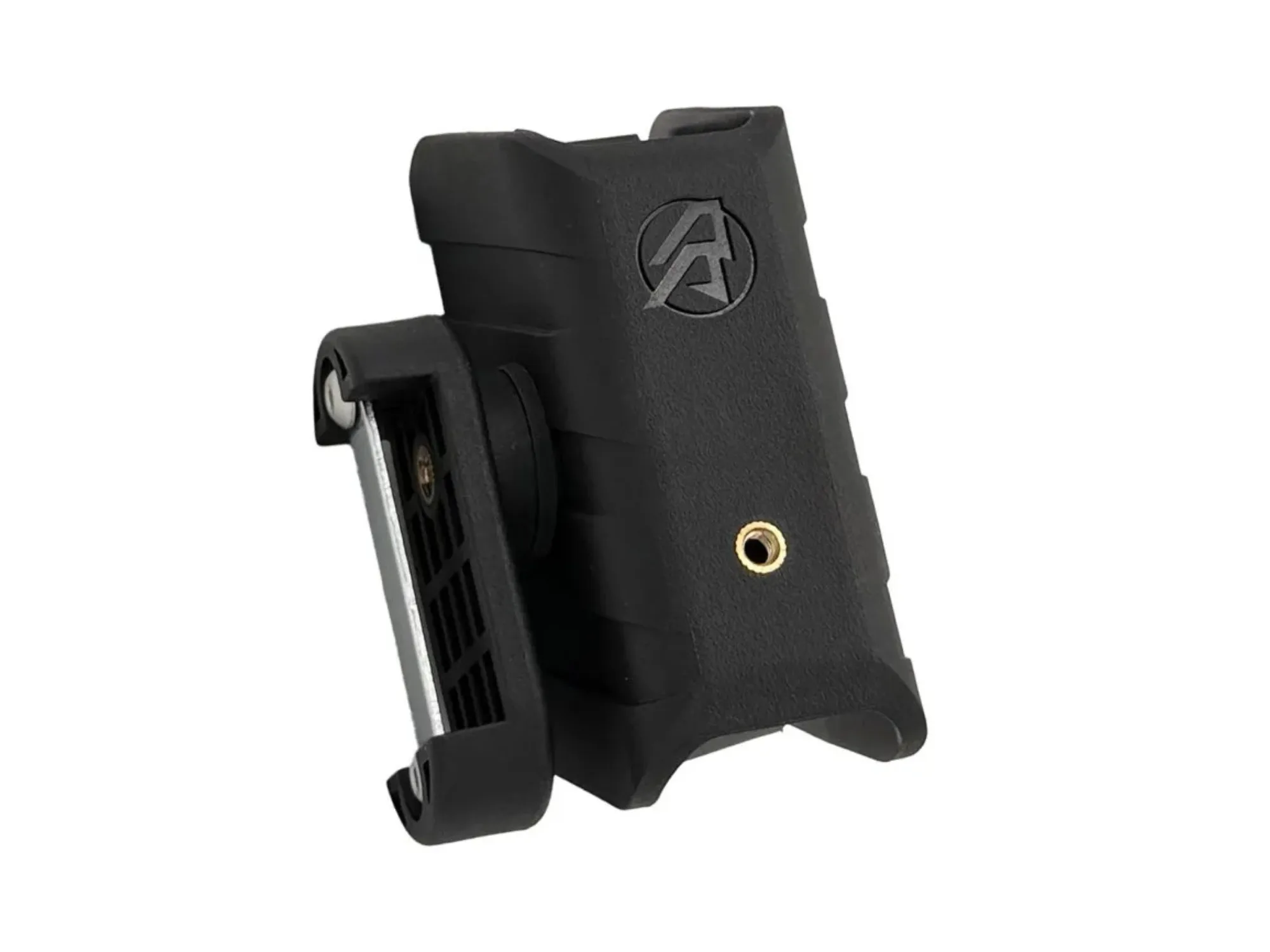 Ładownica DAA Racer Pouch GEN-2 zamontowana na pasie strzeleckim IPSC do treningu sportowego.