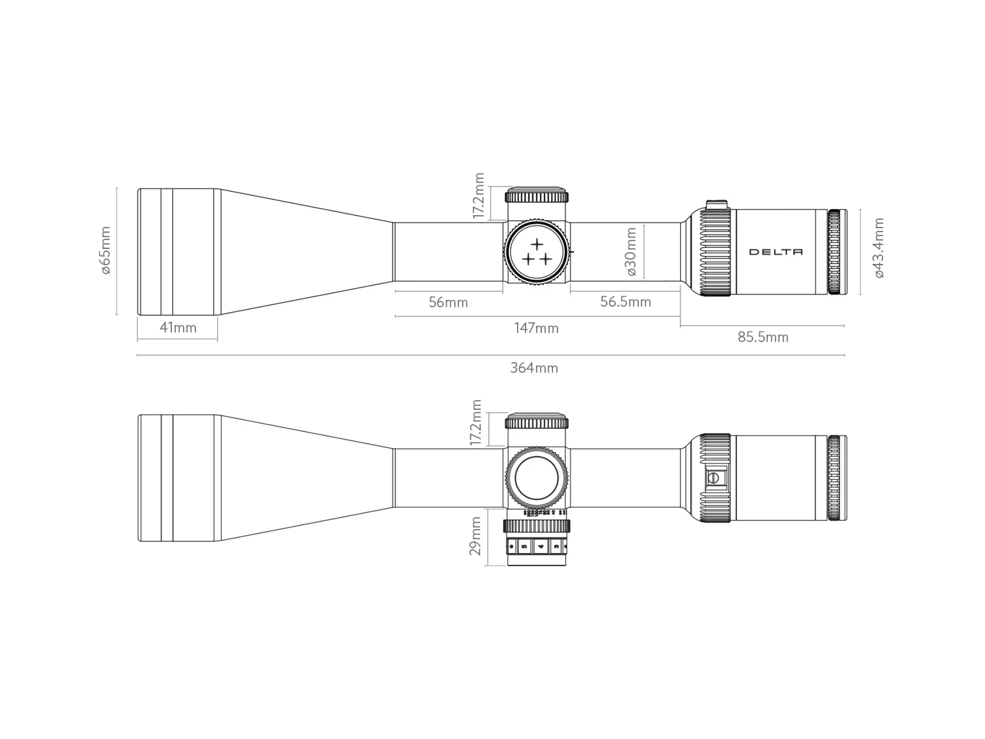 Luneta Delta Titanium HD 2.5-15x56 SF 4A S — zdjęcie 5