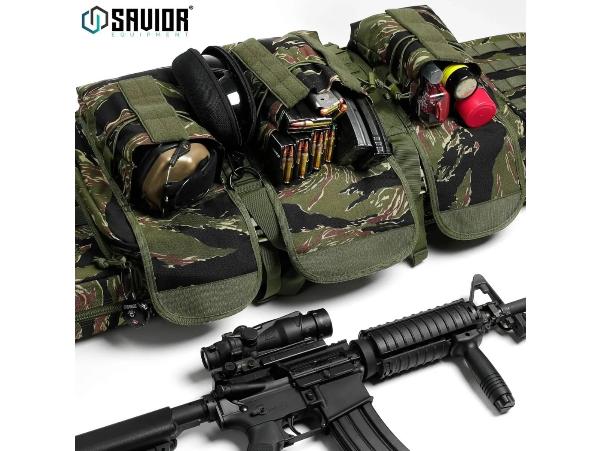 Savior - Torba Double Rifle Bag - American Classic - 42" - Tiger Stripe - RB-4212DG-V1-TIGR — zdjęcie 6