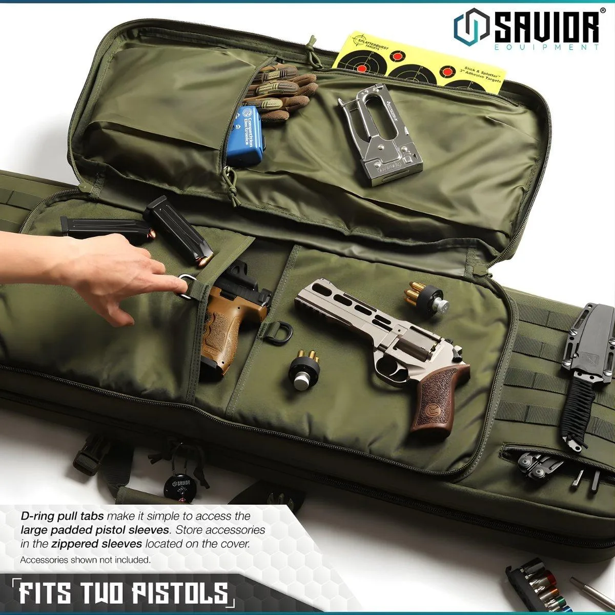 Savior – Torba Double Rifle Bag – American Classic – 42″ – Zielona – RB-4212DG-V1-OG — zdjęcie 4