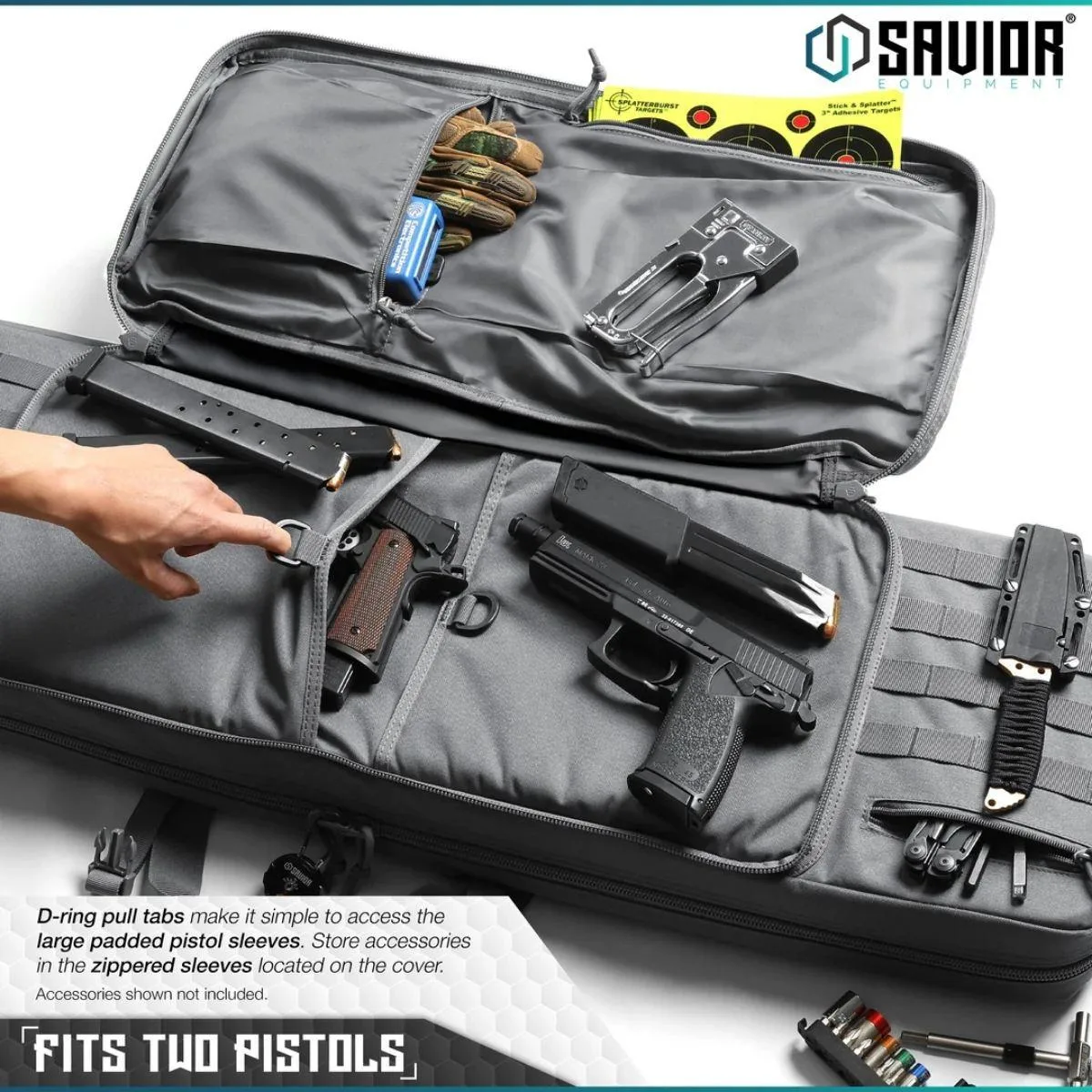 Savior – Torba Double Rifle Bag – American Classic – 51″ – Gray – RB-5112DG-V1-GS — zdjęcie 4