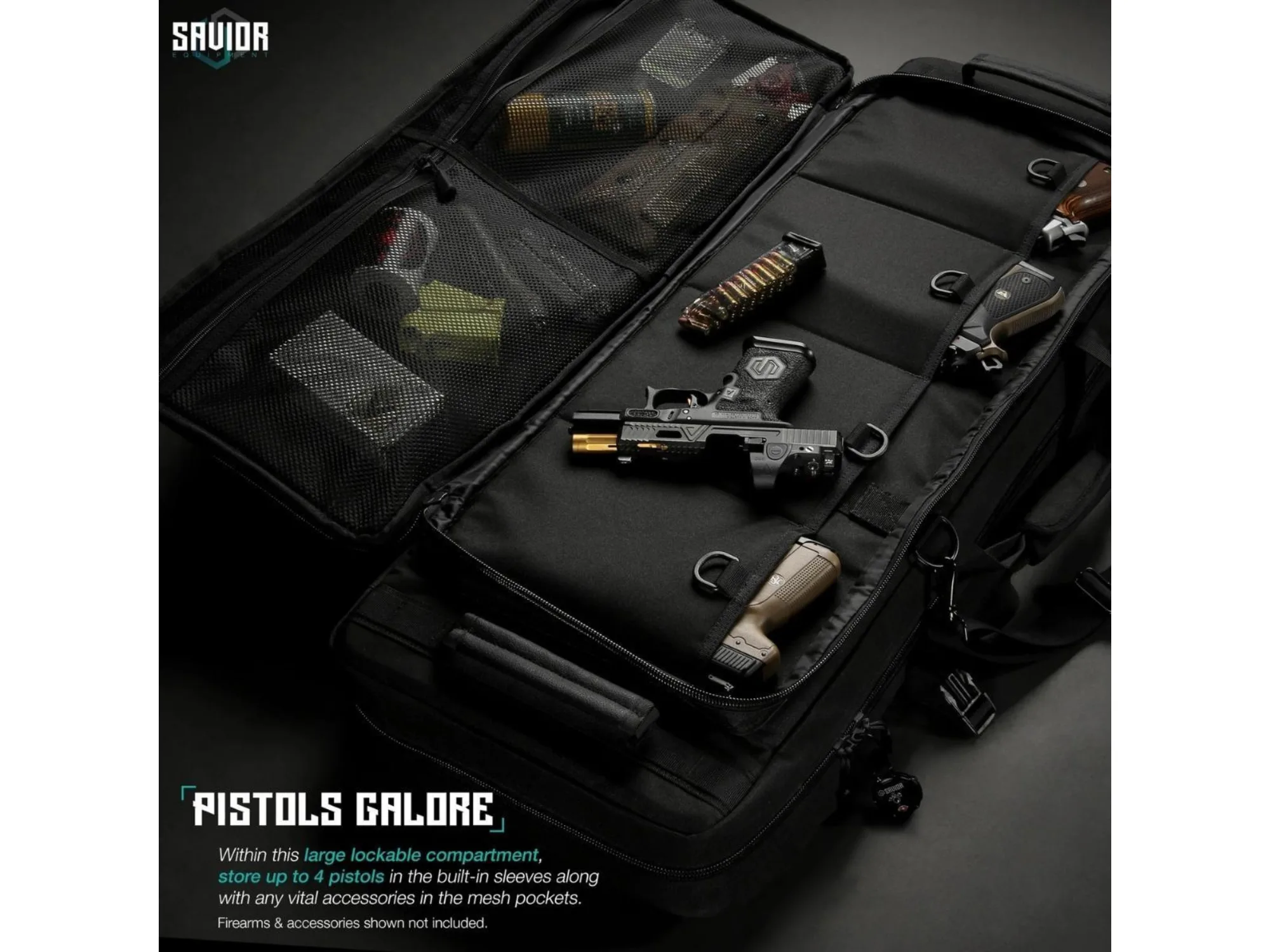 Savior – Torba Double Rifle Bag – Specialist Series – 36″ – Czarna – RB-3613DG-WS-BK — zdjęcie 5