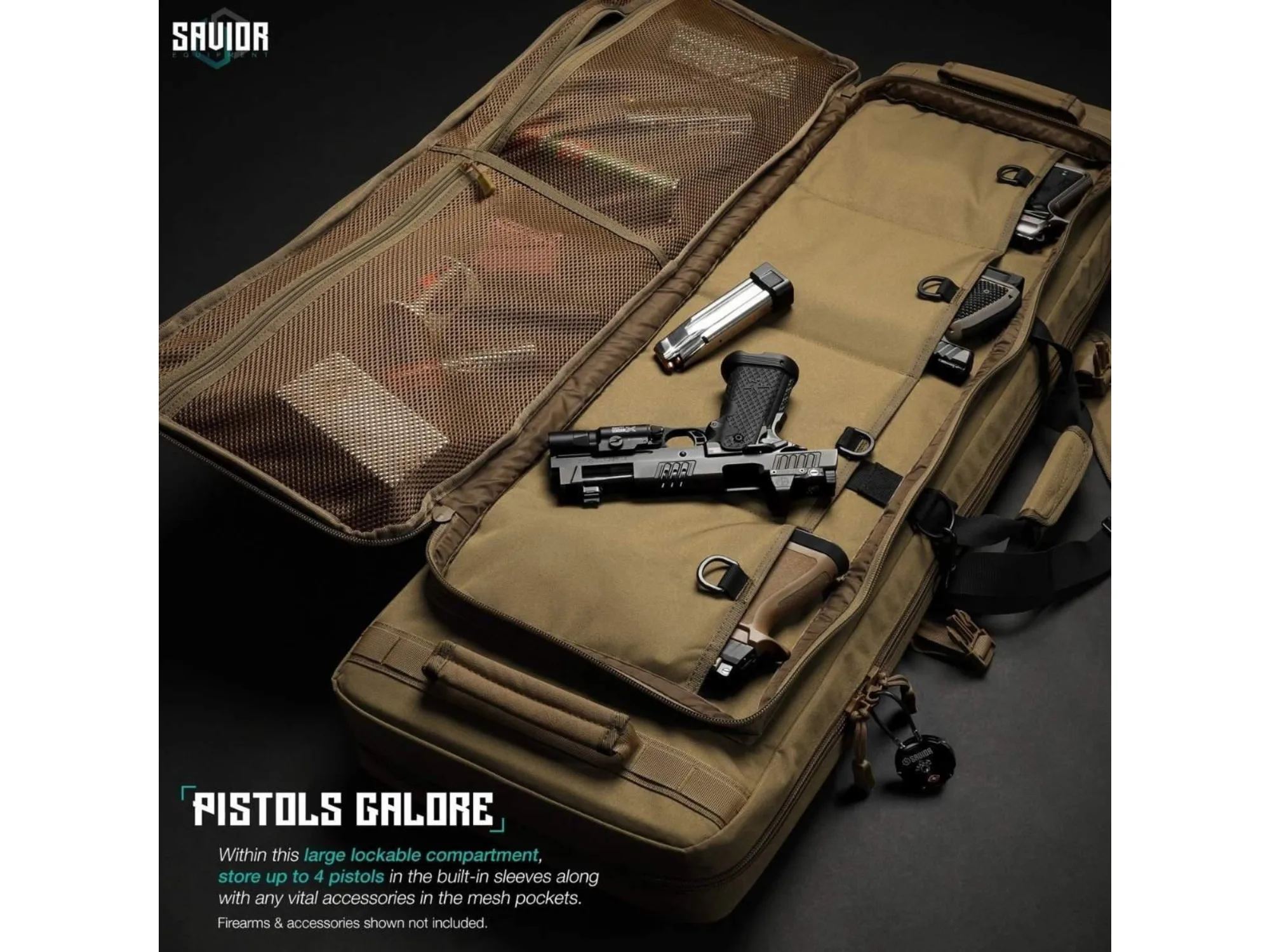 Savior – Torba Double Rifle Bag – Specialist Series – 36″ – Tan – RB-3613DG-WS-TN — zdjęcie 4