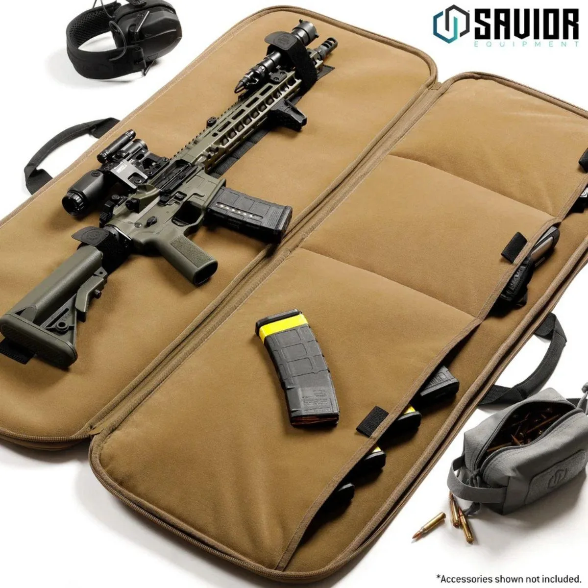 Savior – Torba Single Rifle – Specialist Series Single – 46″ – Tan – RB-SG46-WS-TN — zdjęcie 3