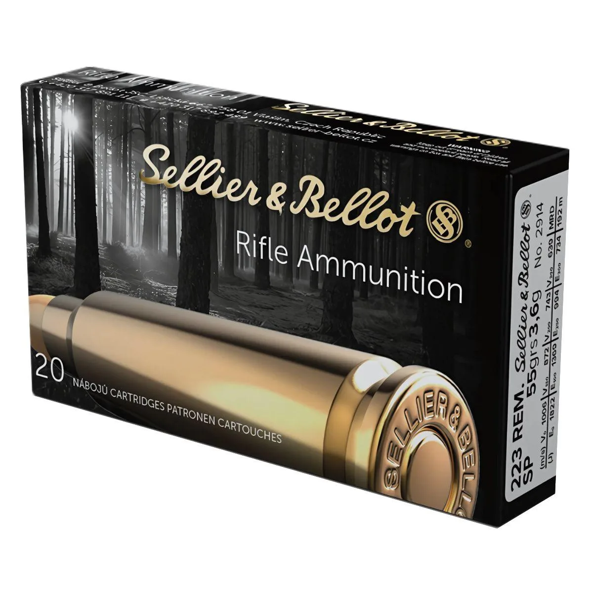 Sellier&Bellot .223REM SP 55gr
