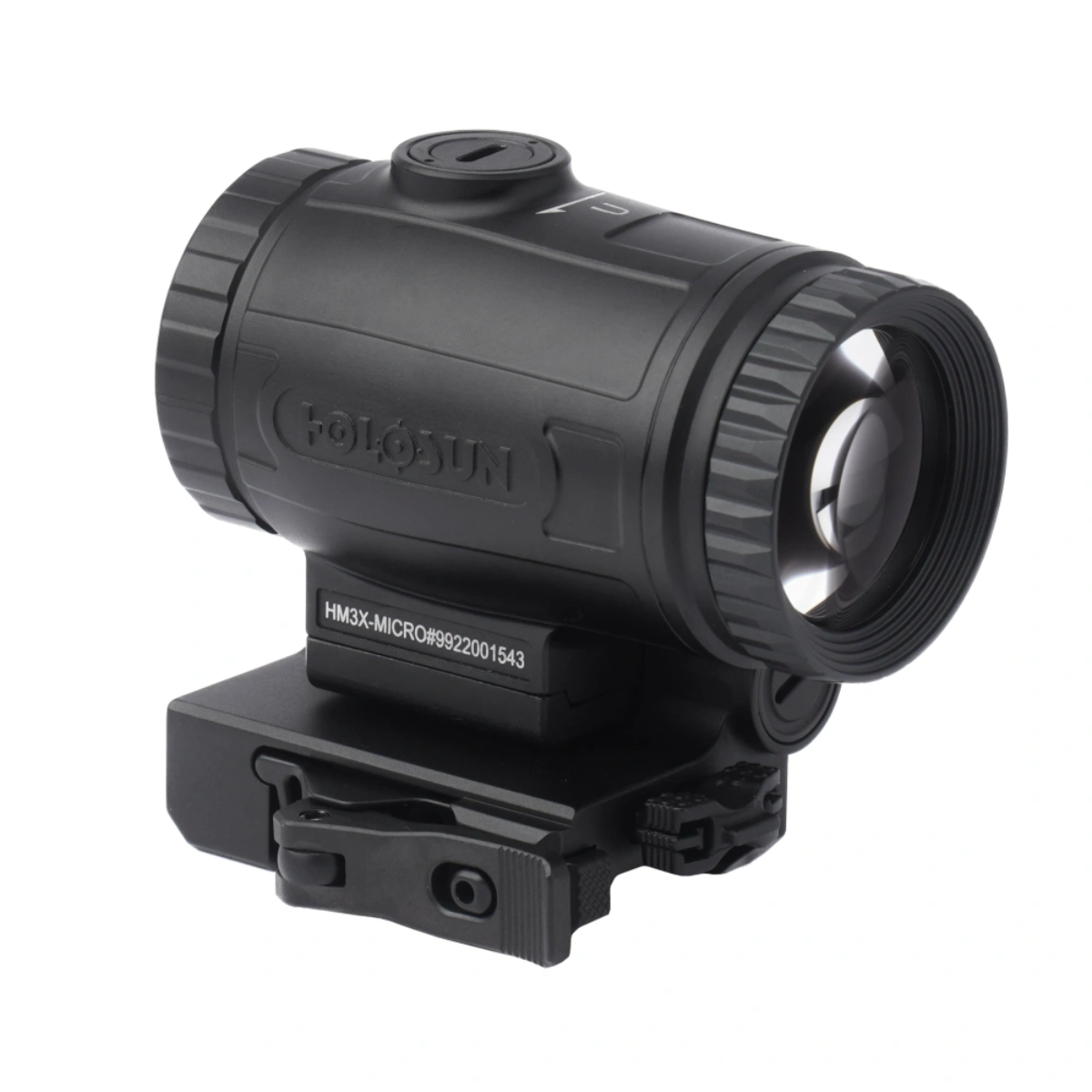 Holosun - Powiększalnik 3x-Micro Magnifier - Flip & Picatinny QD - Czarny - HM3X-MICRO